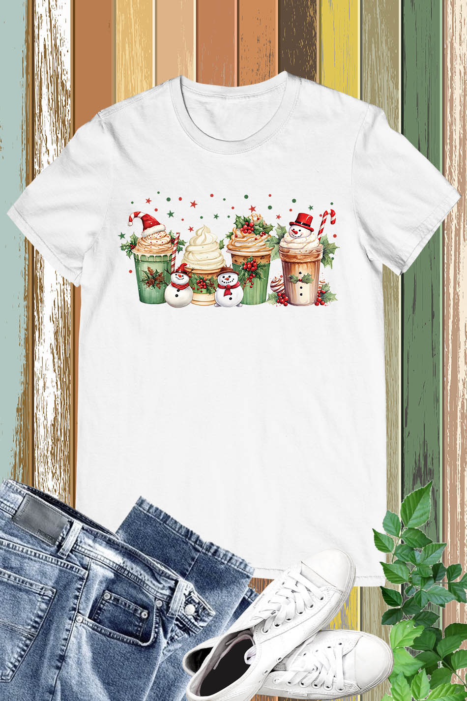 Snowman Coffee Christmas Shirt