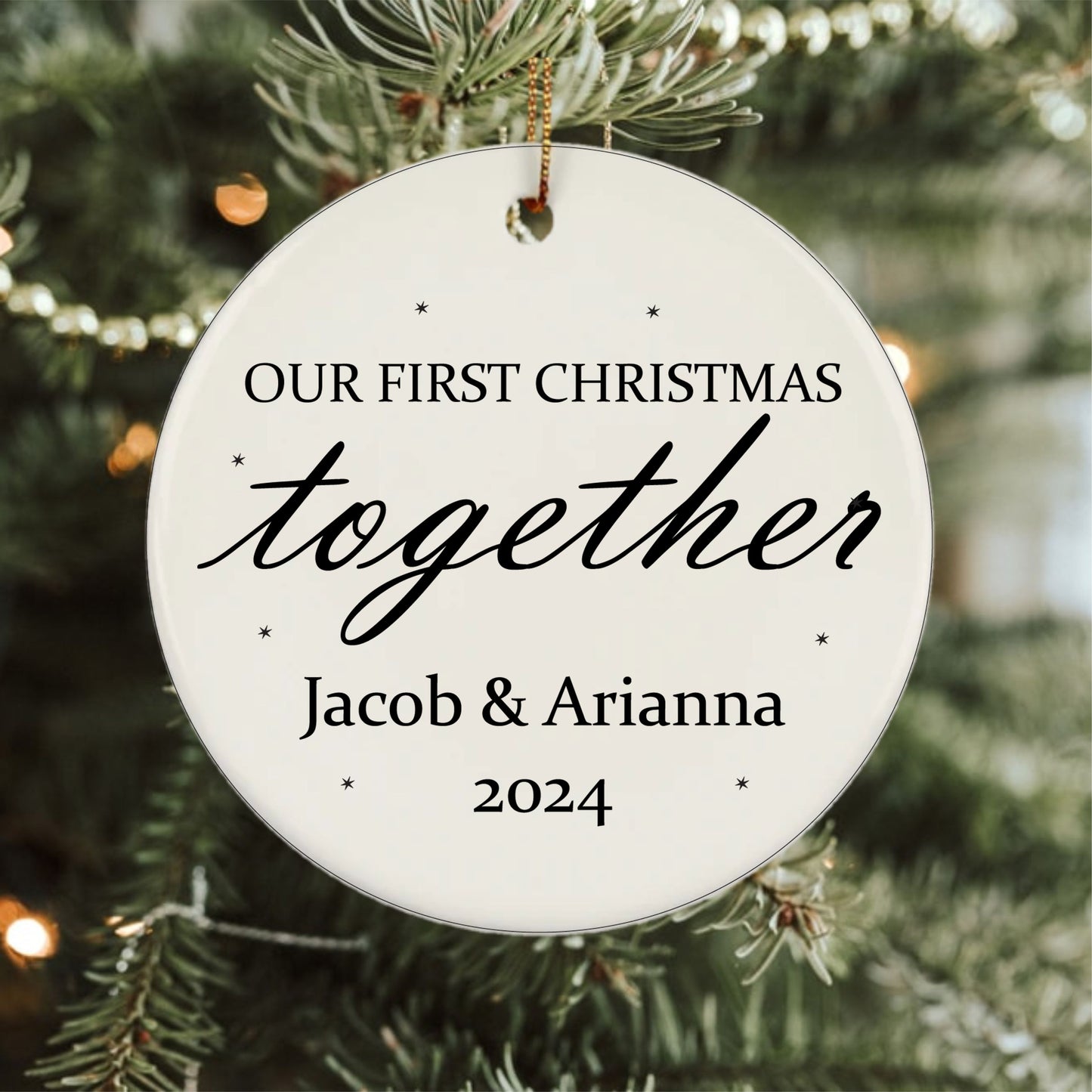 Couples First Christmas Together Keepsake