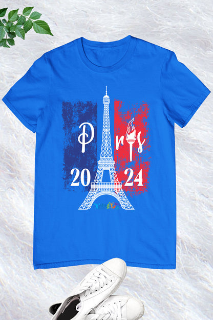 Paris 2024 Olympics Supporter Patriotic T Shirt