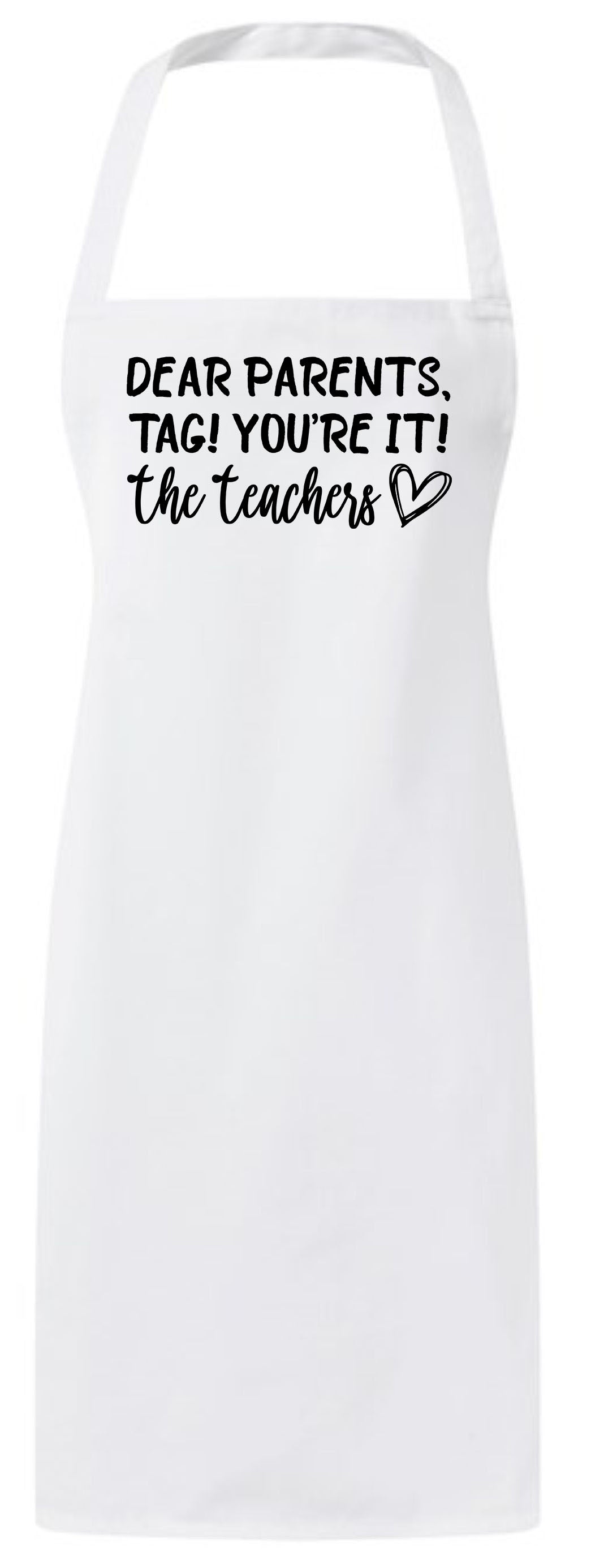 Personalized Leopard Boho Love Custom Teacher Appreciation Apron