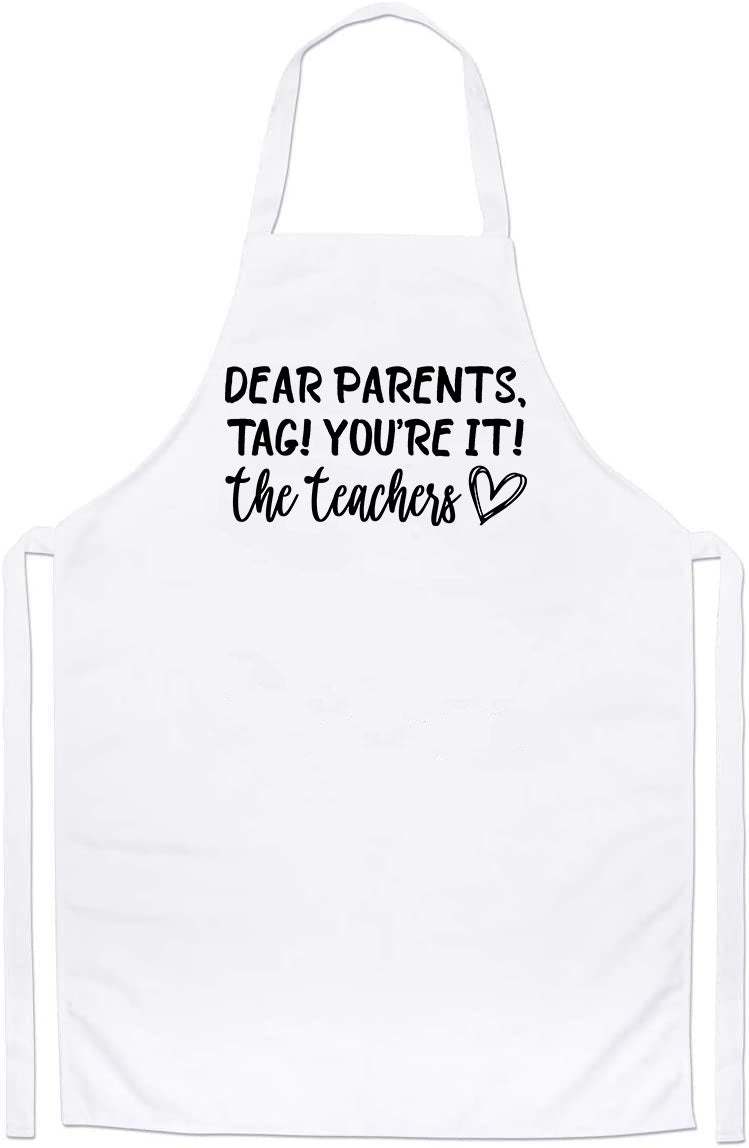 Personalized Leopard Boho Love Custom Teacher Appreciation Apron