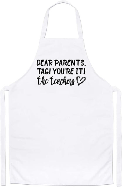 Personalized Leopard Boho Love Custom Teacher Appreciation Apron