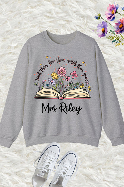 Personalized Teacher Appreciation Sweatshirts