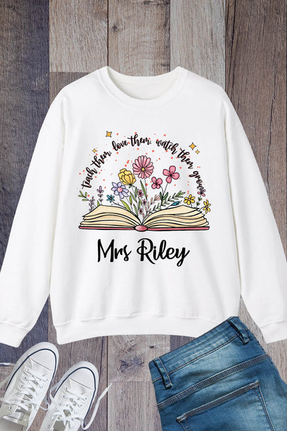 Personalized Teacher Appreciation Sweatshirts