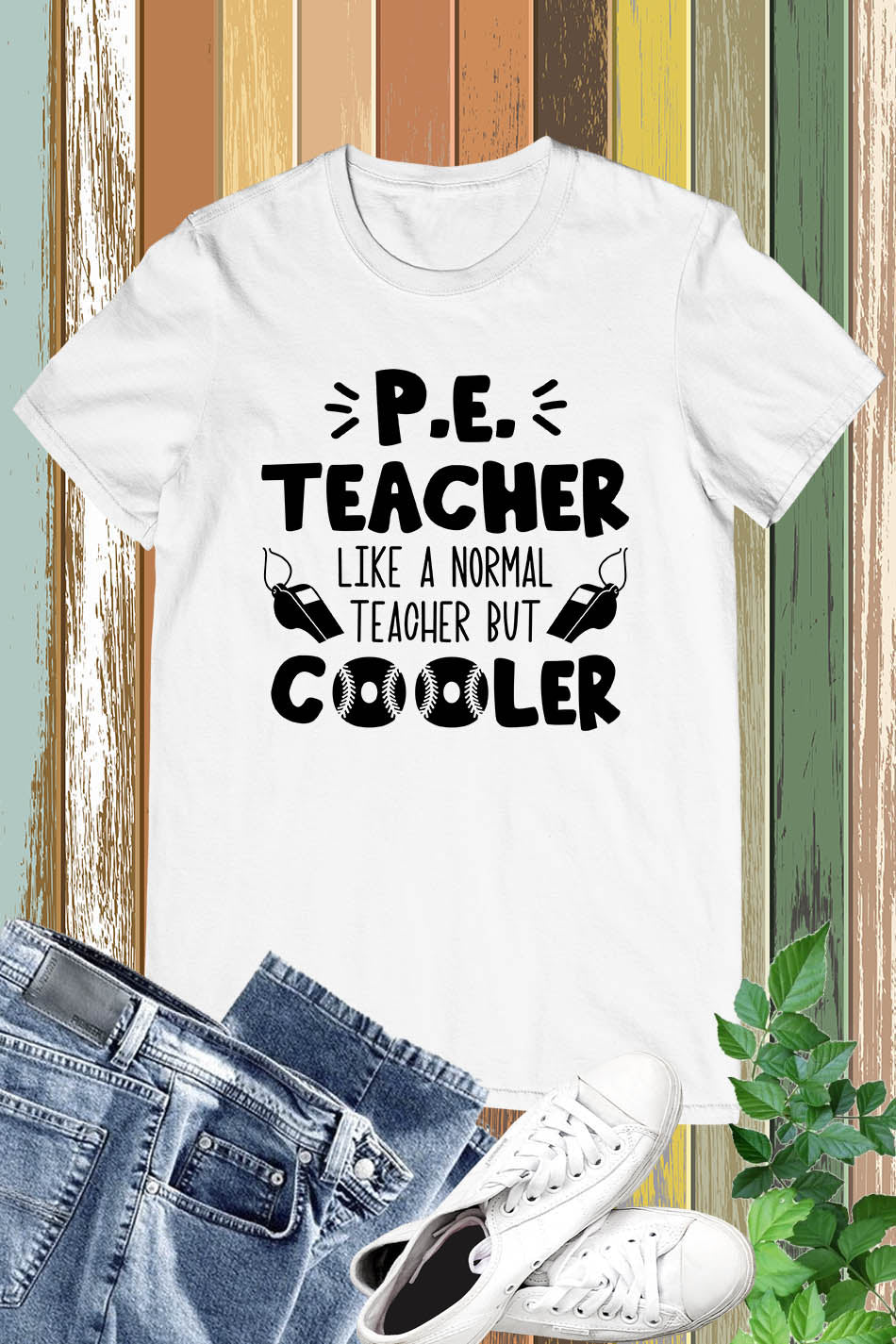 PE Physical Education Teacher Shirt and Cooler