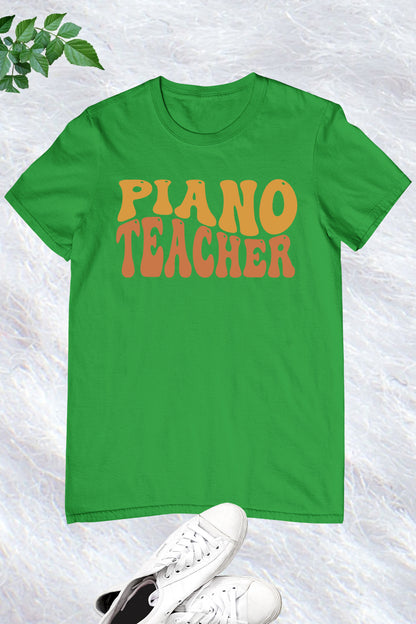 Piano Teacher Shirt Chord Music Tee