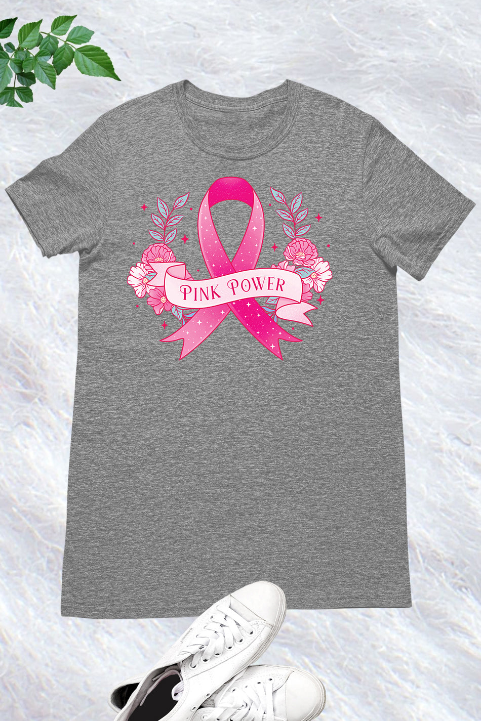 Pink Power Floral T Shirts