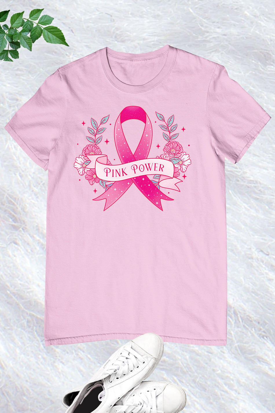 Pink Power Floral T Shirts