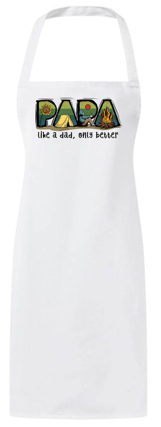 Best Papa Like a Dad Only Better Funny Pappa Custom Father's Day Apron