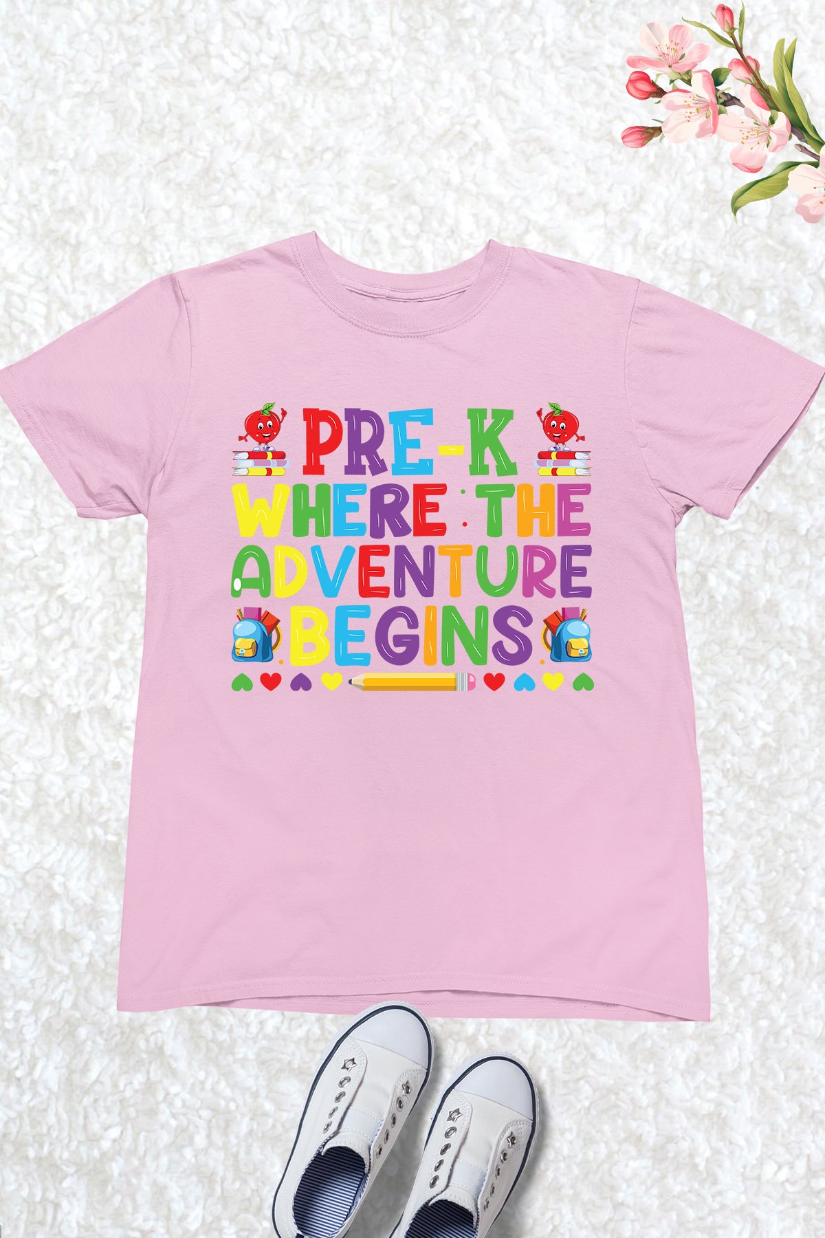 Pre-K Where Adventure begins Children T Shirt