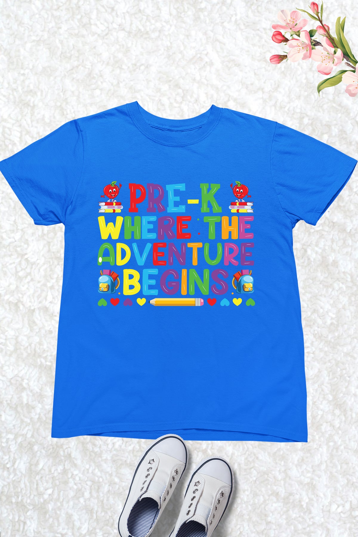 Pre-K Where Adventure begins Children T Shirt