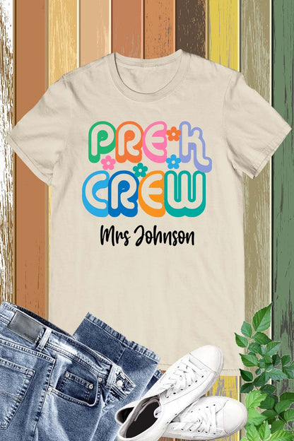 Personalized Pre-K Crew Shirt