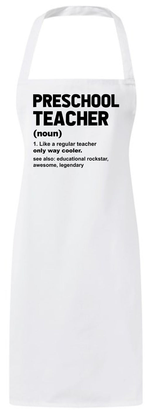 Personalized Teacher Appreciation Nursery Canvas Custom Thank You Gift Apron