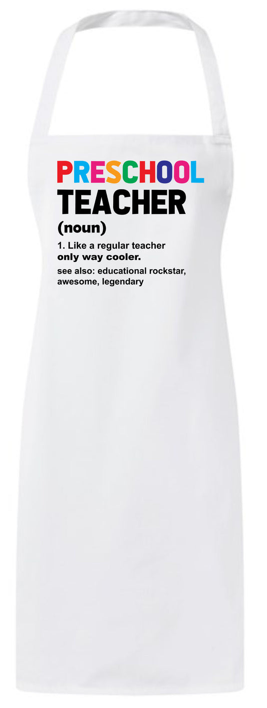 Personalized Teacher Appreciation Canvas Custom Thank You Gift Shopping Apron