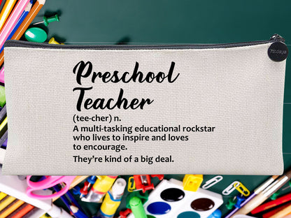 Teacher Staff Appreciation Custom Thank You Gift Pouch Bag Pencil Case