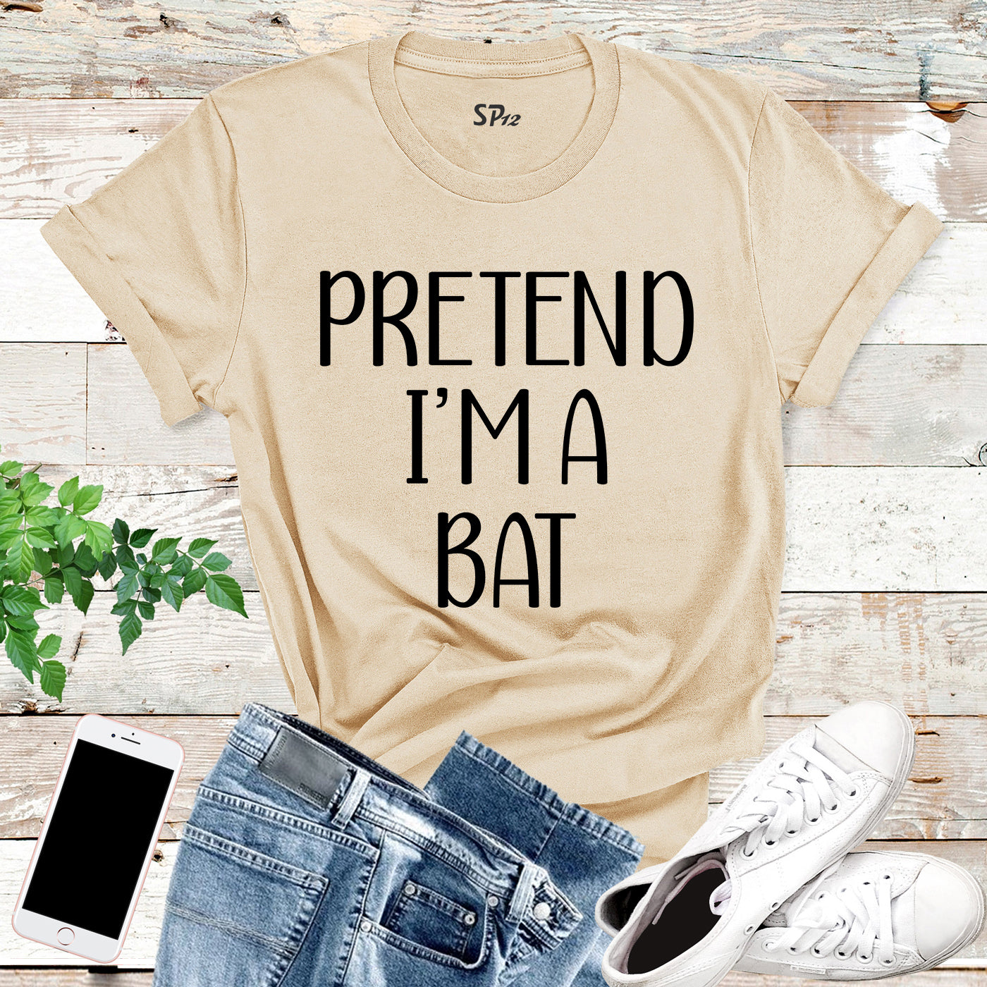 Pretend I'm a Bat Halloween T Shirt