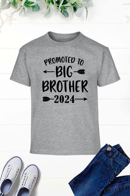 Promoted To Big Brother 2024 Kids T Shirt