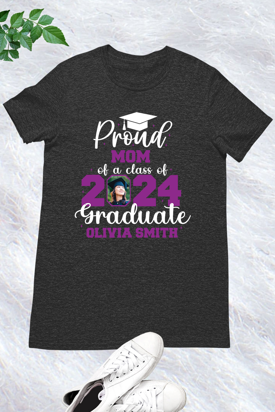 Proud Family Member of Graduate T Shirt With Photo