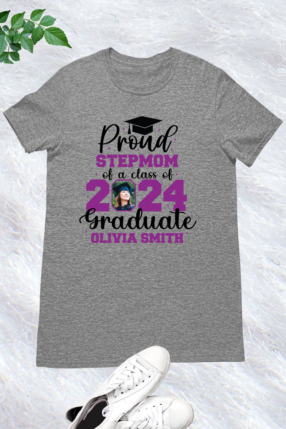 Proud Family Member of Graduate T Shirt With Photo