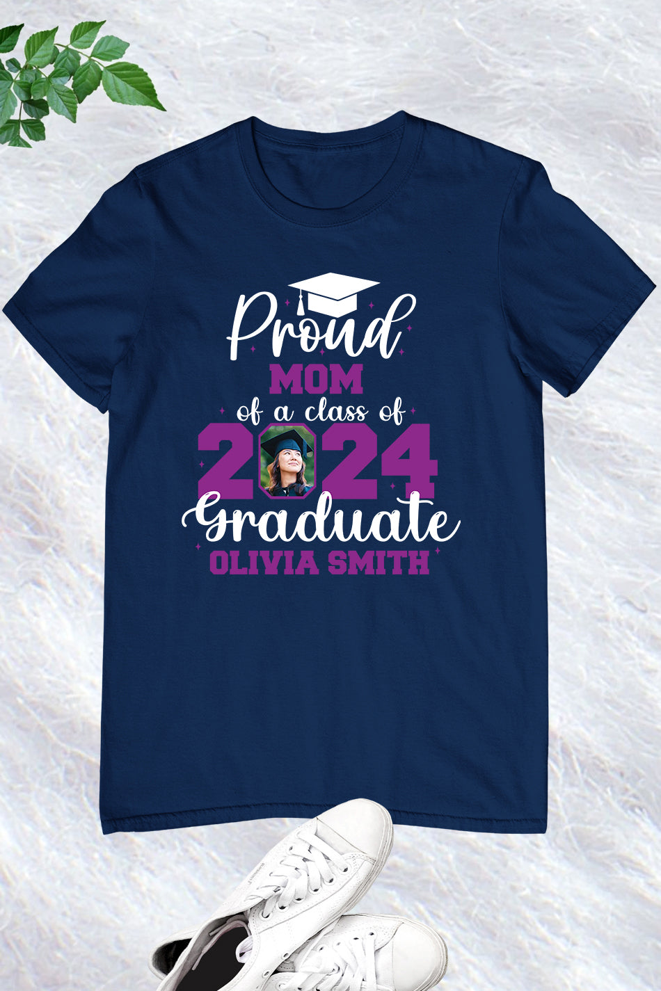 Proud Family Member of Graduate T Shirt With Photo