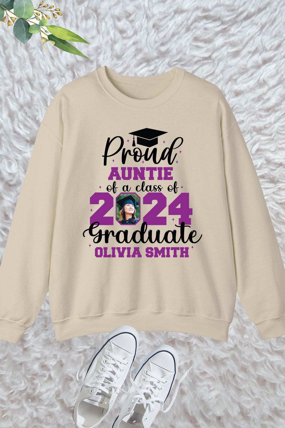 Proud Family Member of Graduate Sweatshirt With Photo