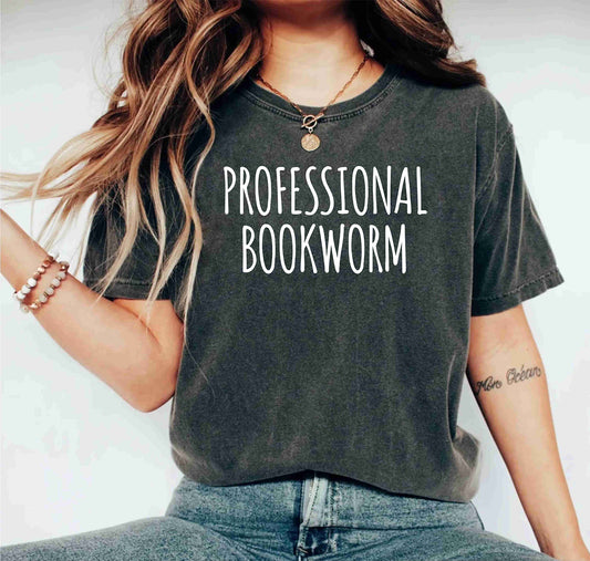 Professional Bookworm Book Lover English Teacher Bookish Book Shirts