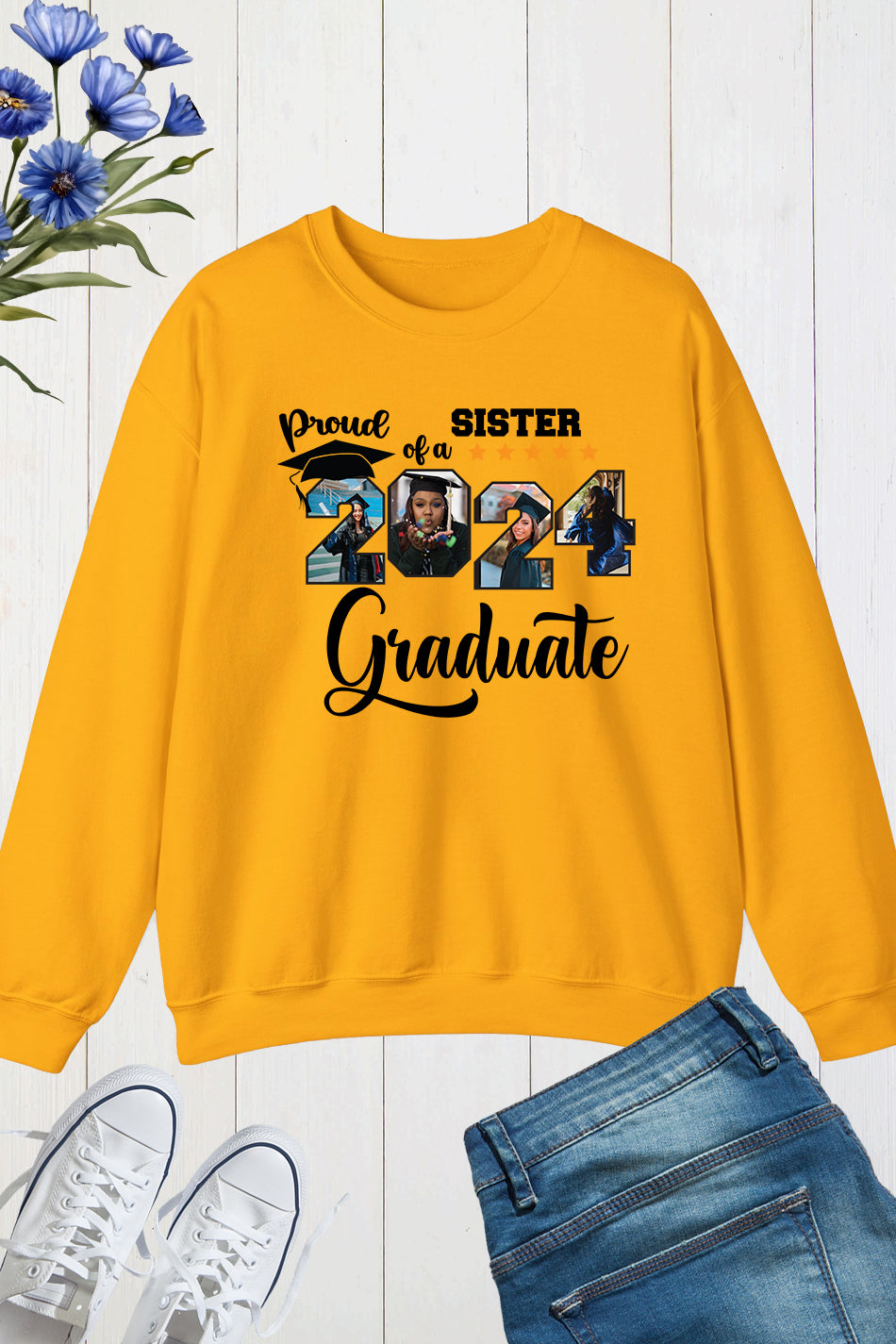 Custom Graduate family Sweatshirt With Photos