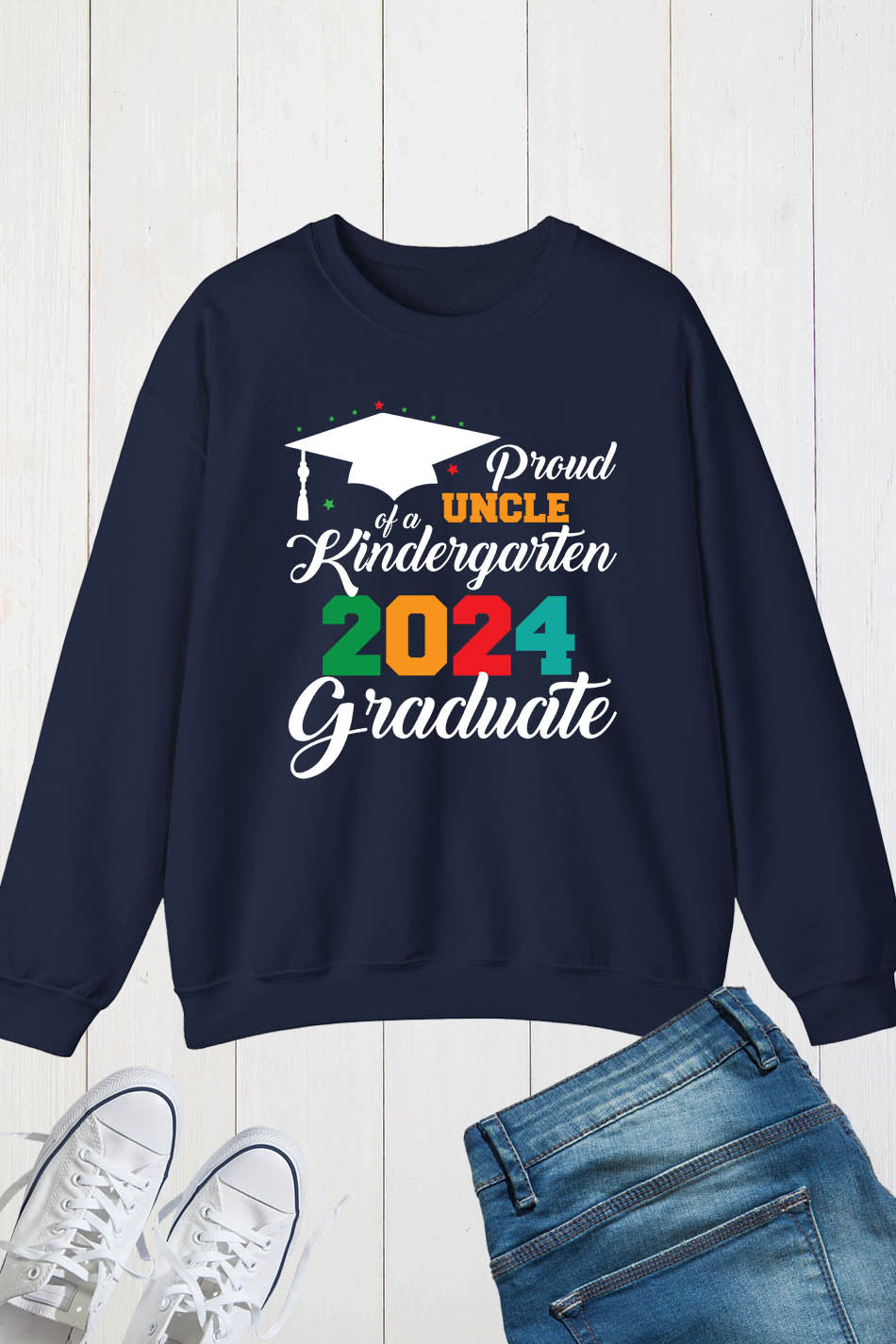 Proud Family of Kindergarten Graduate Custom Sweatshirts