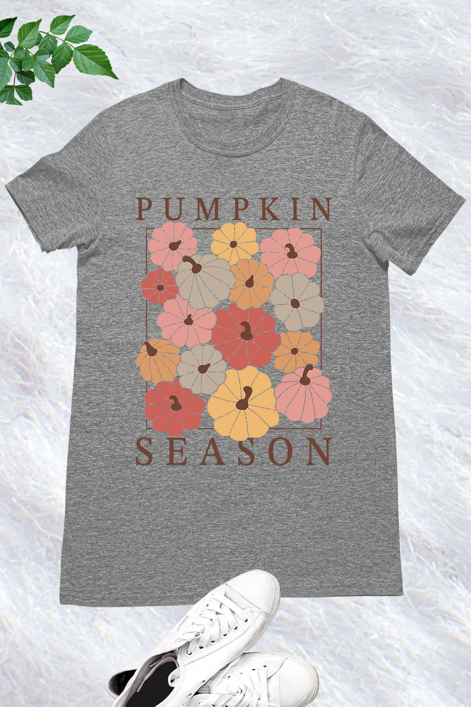 Boho Pumpkin Season Floral Shirt