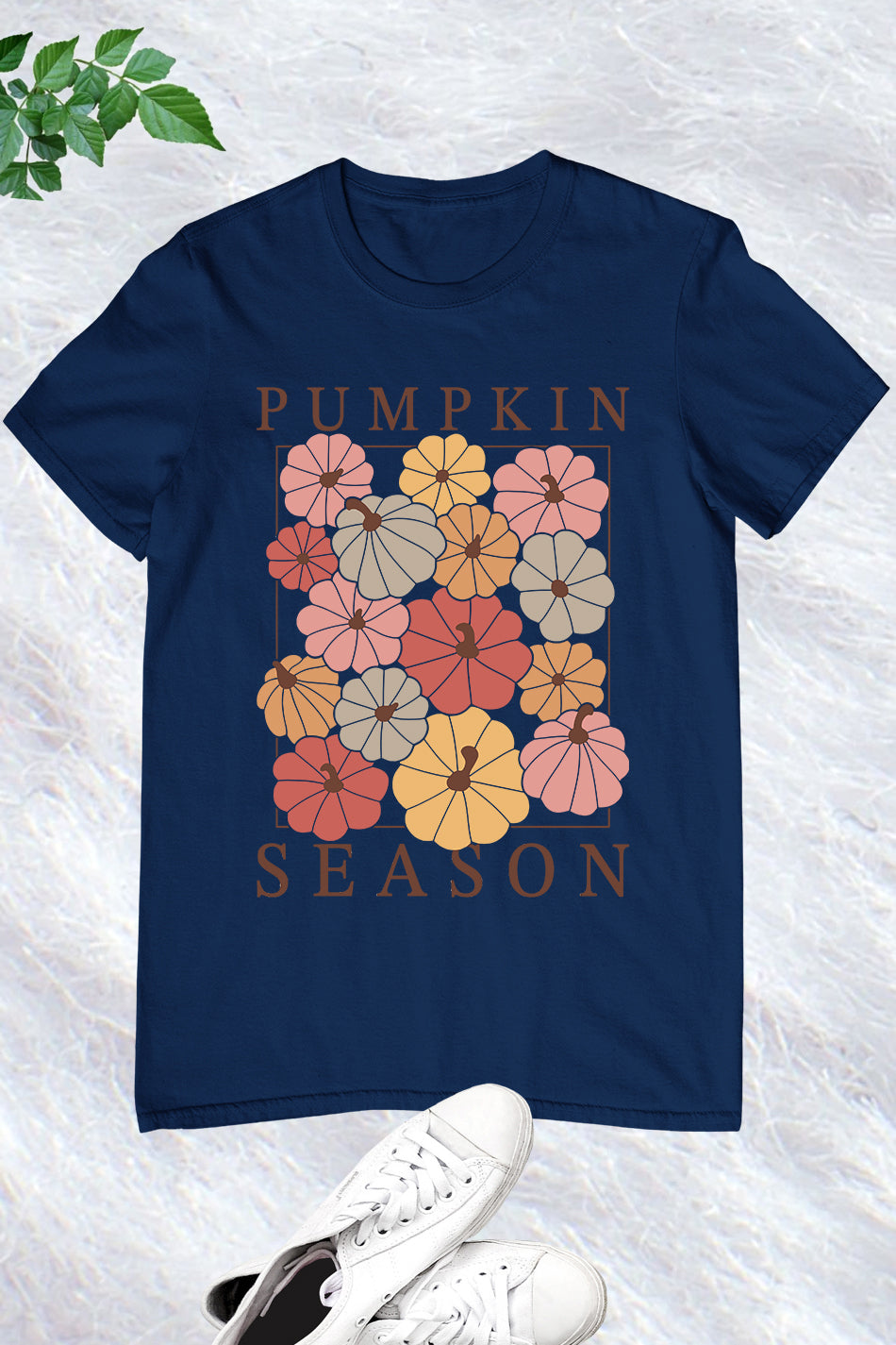 Boho Pumpkin Season Floral Shirt