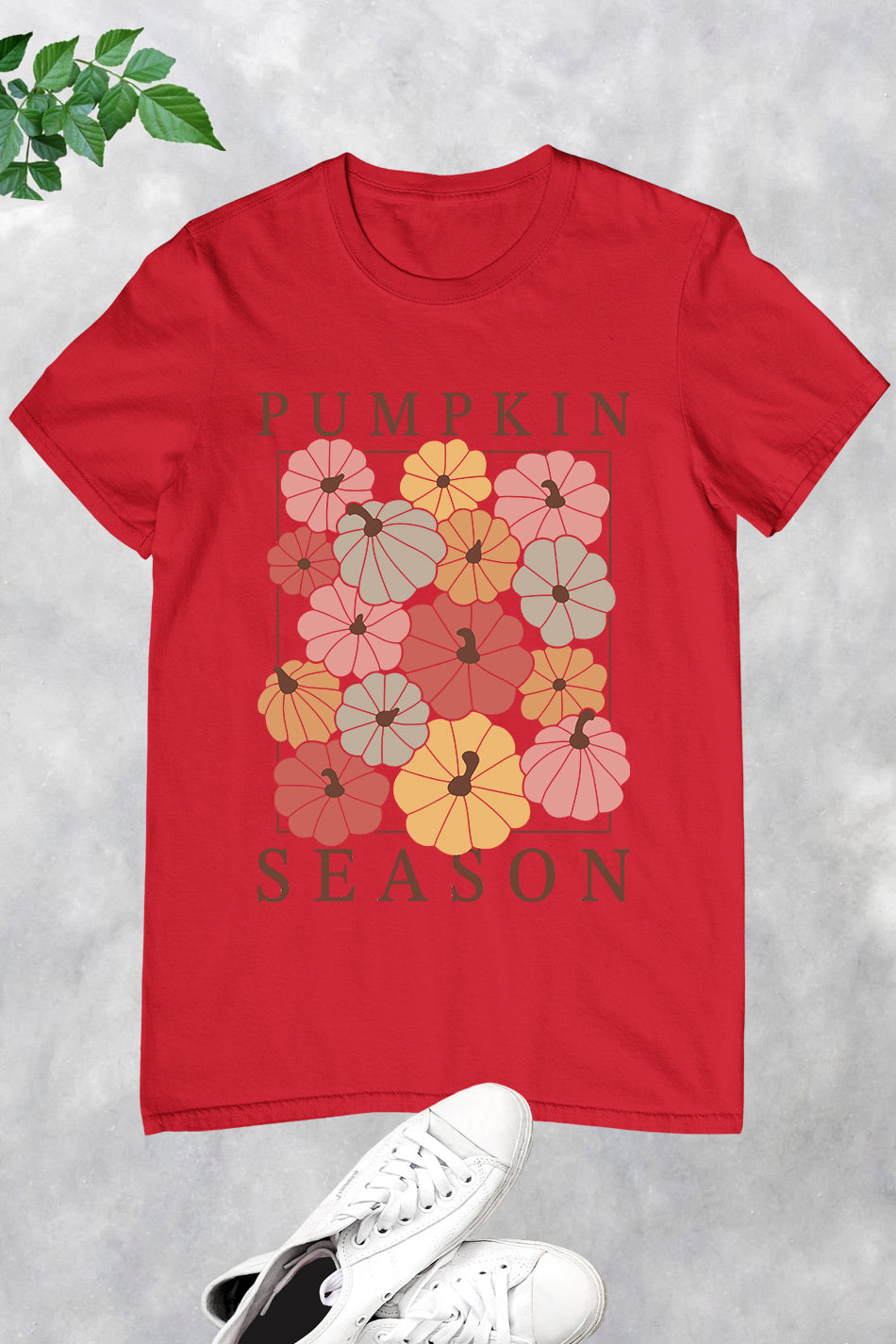 Boho Pumpkin Season Floral Shirt