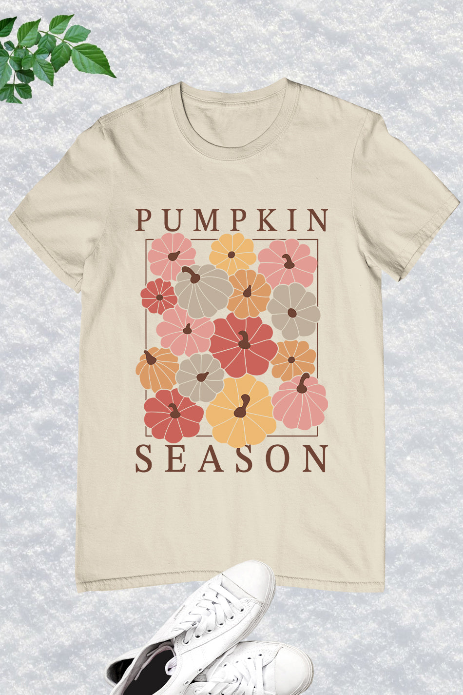 Boho Pumpkin Season Floral Shirt