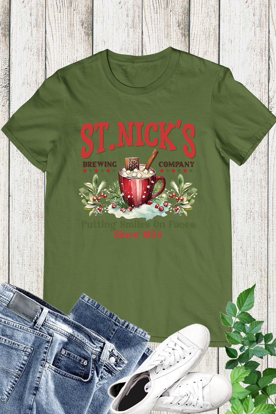 Hot Cocoa Vintage Christmas Shirt