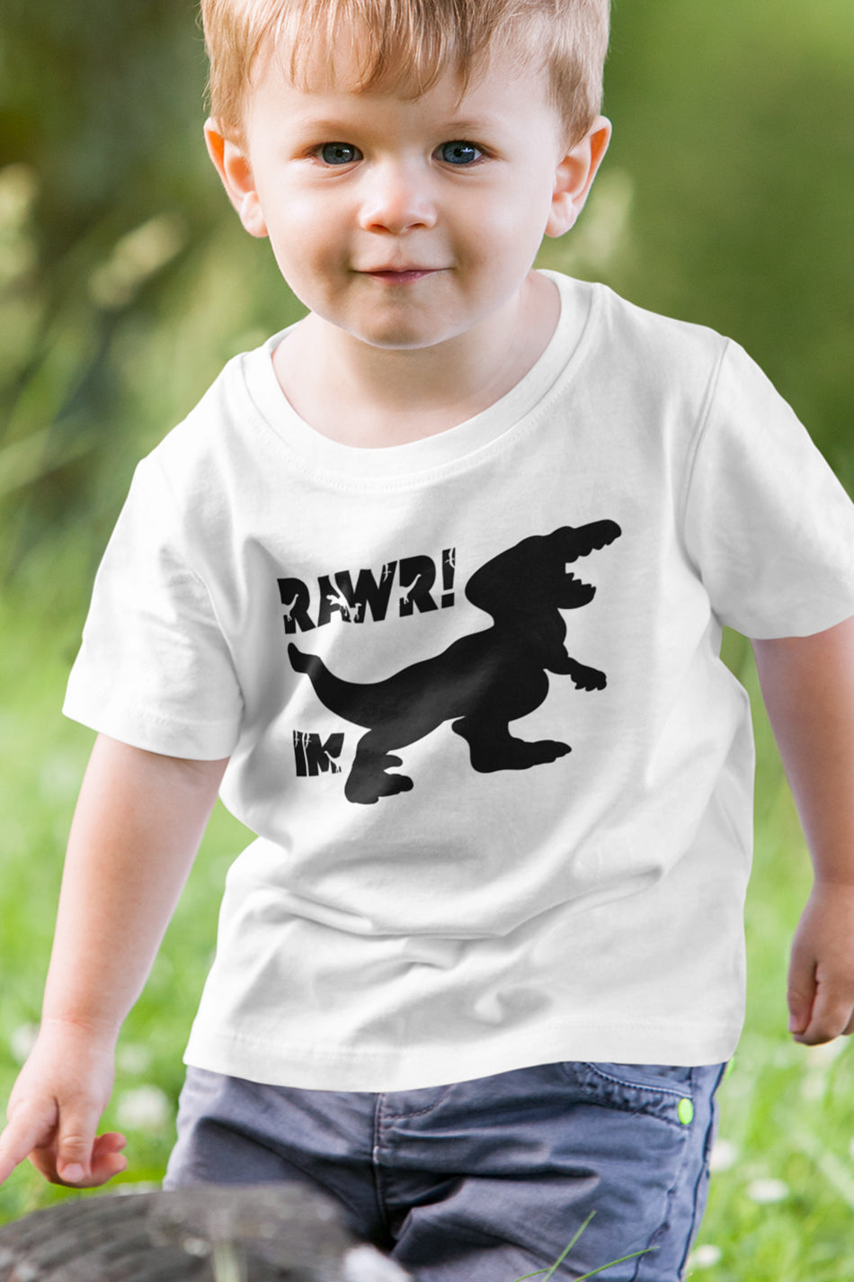 Rawr I am Dinosaur Birthday Shirt