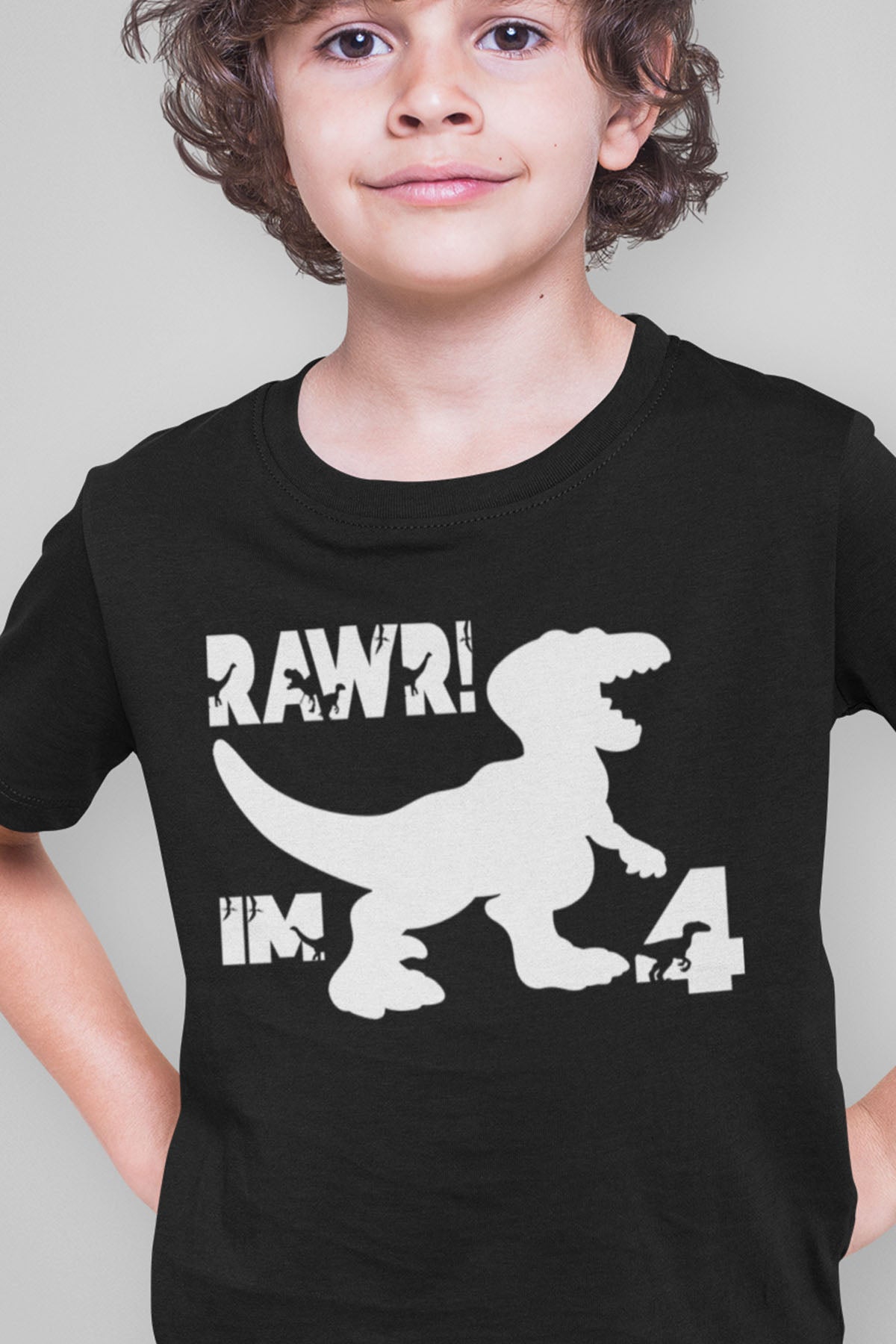 Dinosaur 4th Birthday Shirts