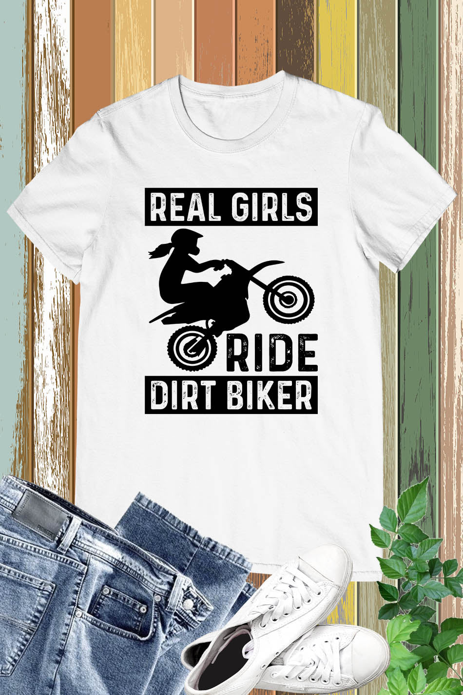 Real girls Ride Dirt Biker Shirt