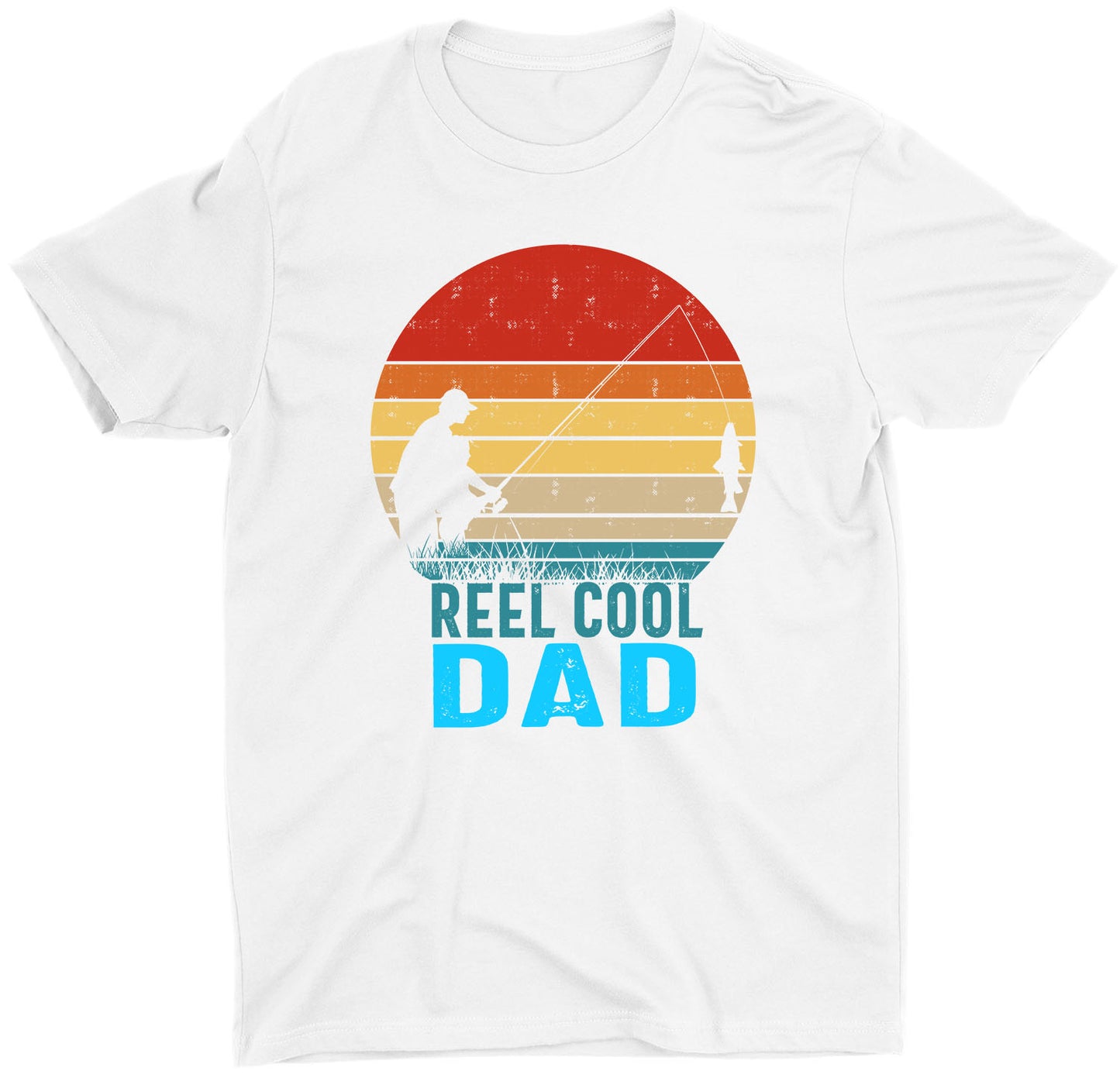 Reel Cool Dad Custom Short Sleeve Best Father's Day Gift T-Shirts