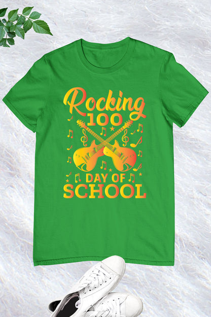 Rocking 100 Days Of School Shirt