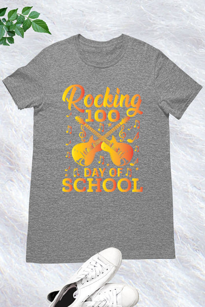 Rocking 100 Days Of School Shirt