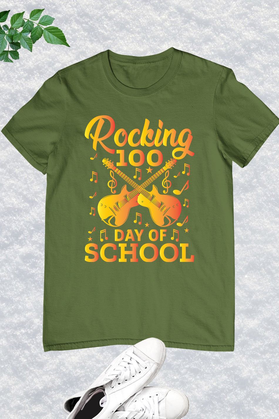 Rocking 100 Days Of School Shirt