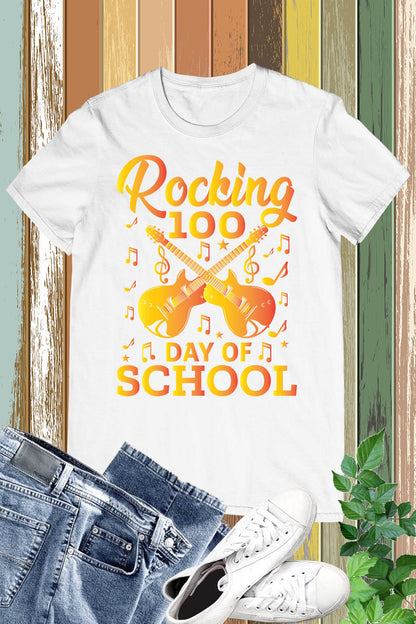 Rocking 100 Days Of School Shirt