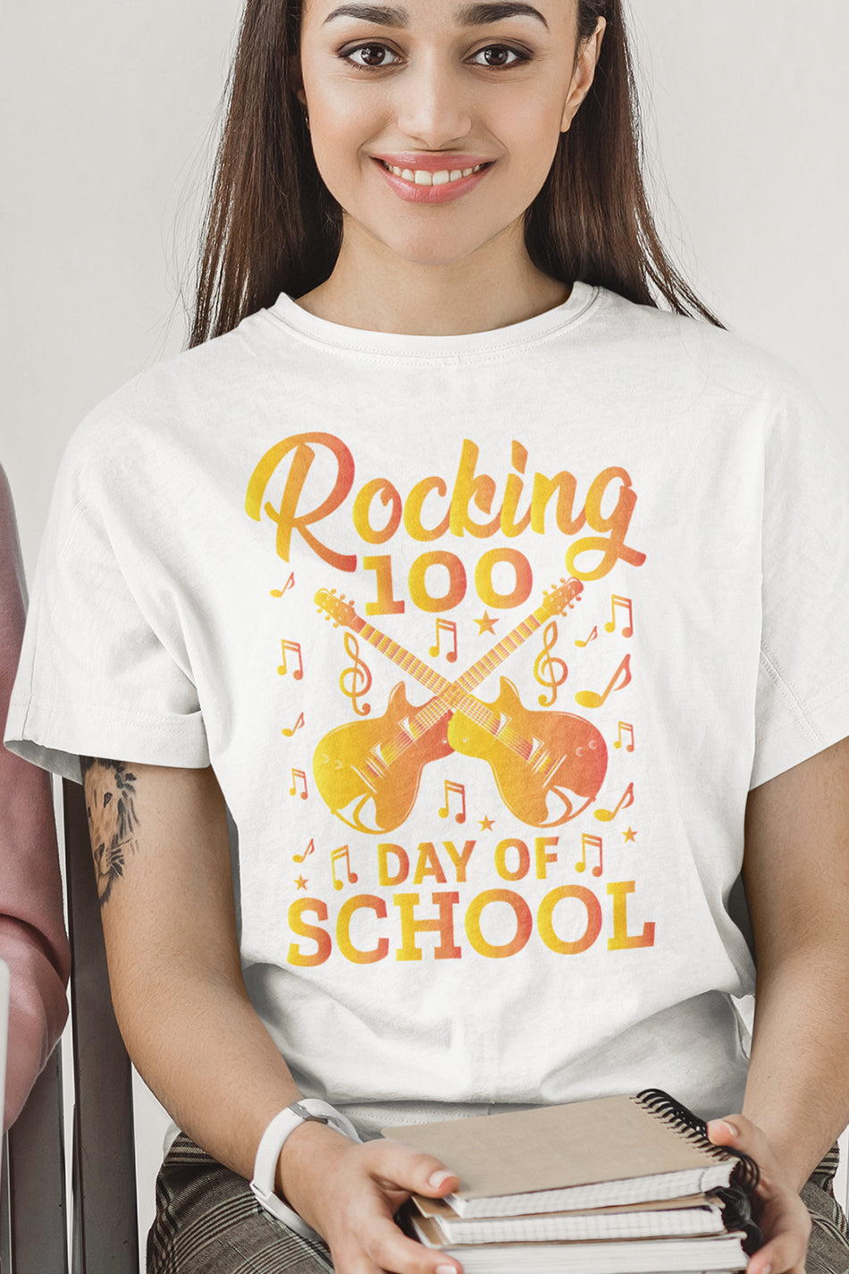 Rocking 100 Days Of School Shirt