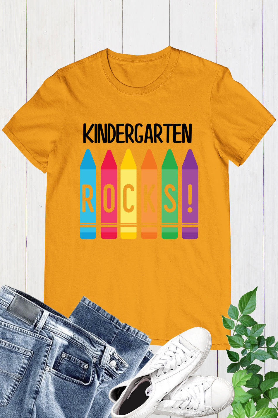 Kindergarten Rocks Teacher Shirt