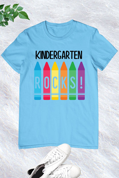 Kindergarten Rocks Teacher Shirt