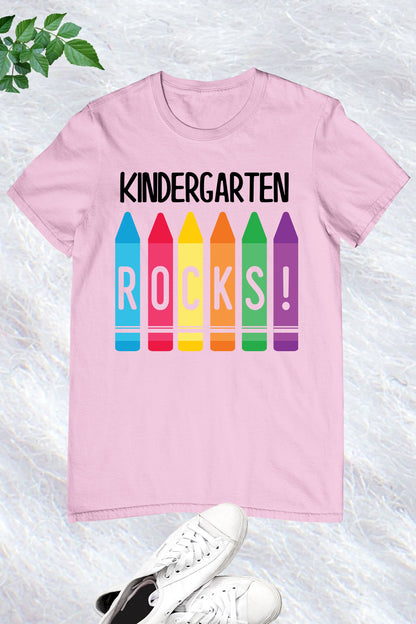 Kindergarten Rocks Teacher Shirt