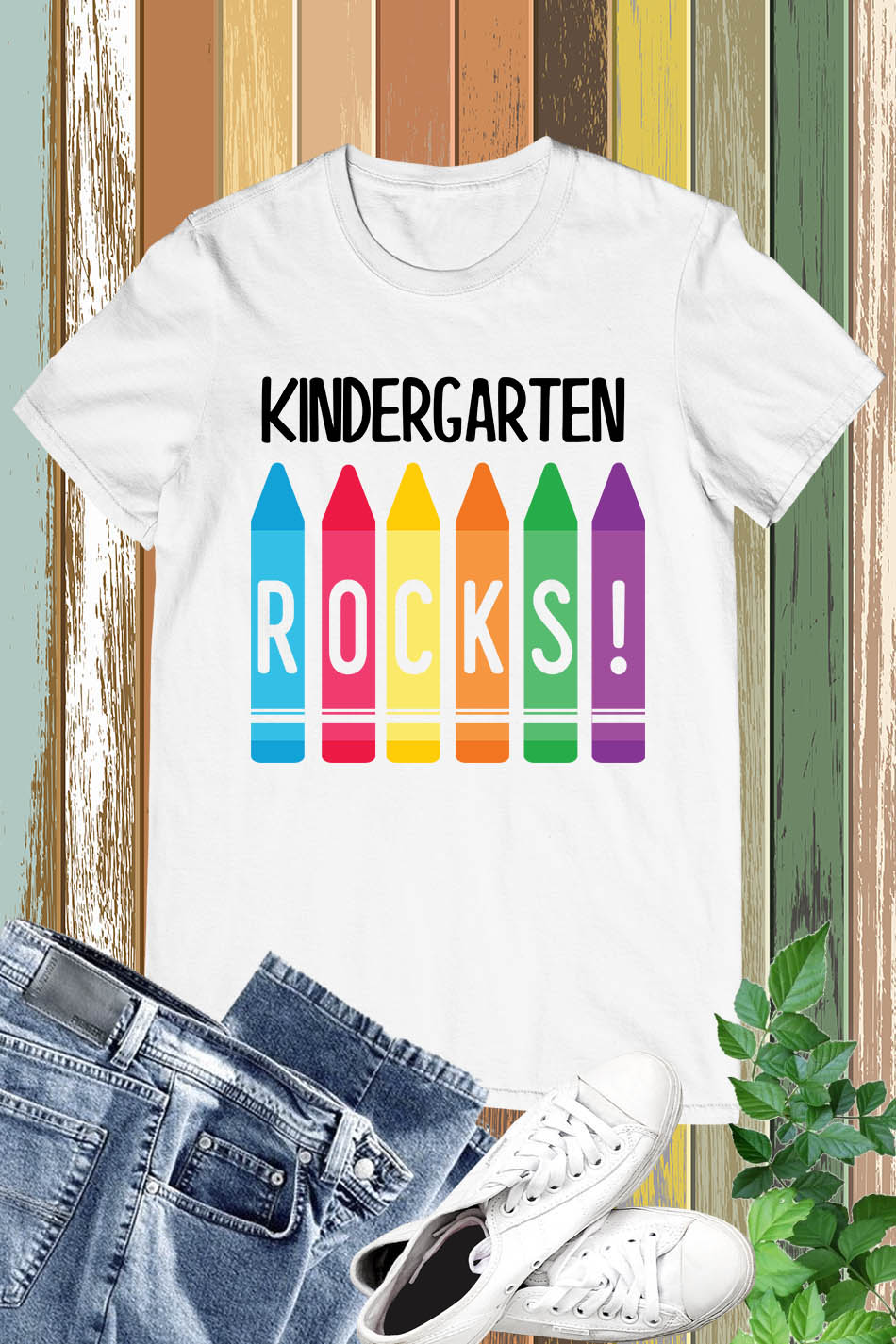 Kindergarten Rocks Teacher Shirt