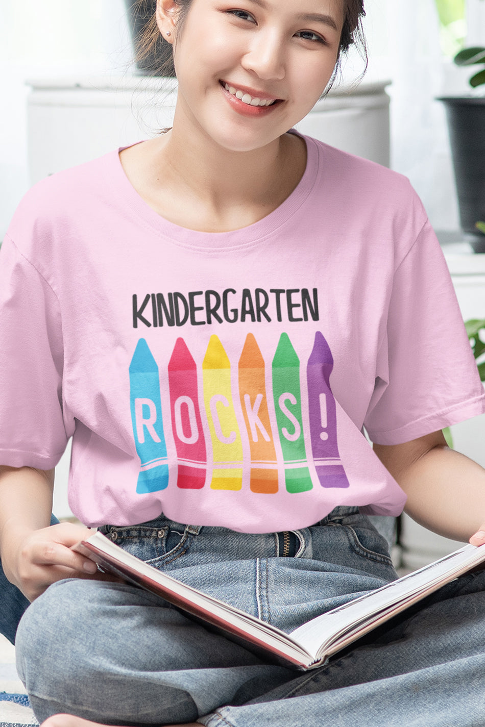 Kindergarten Rocks Teacher Shirt