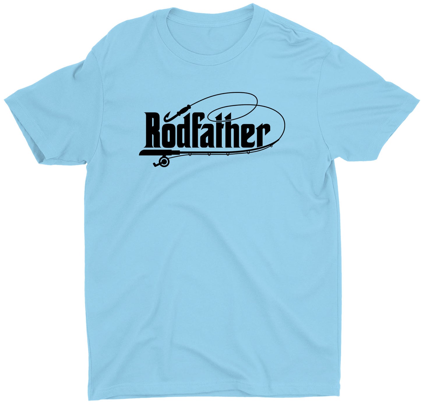 Dad Rodfather Fishing Custom Short Sleeve Fathers Day T-Shirt Gifts