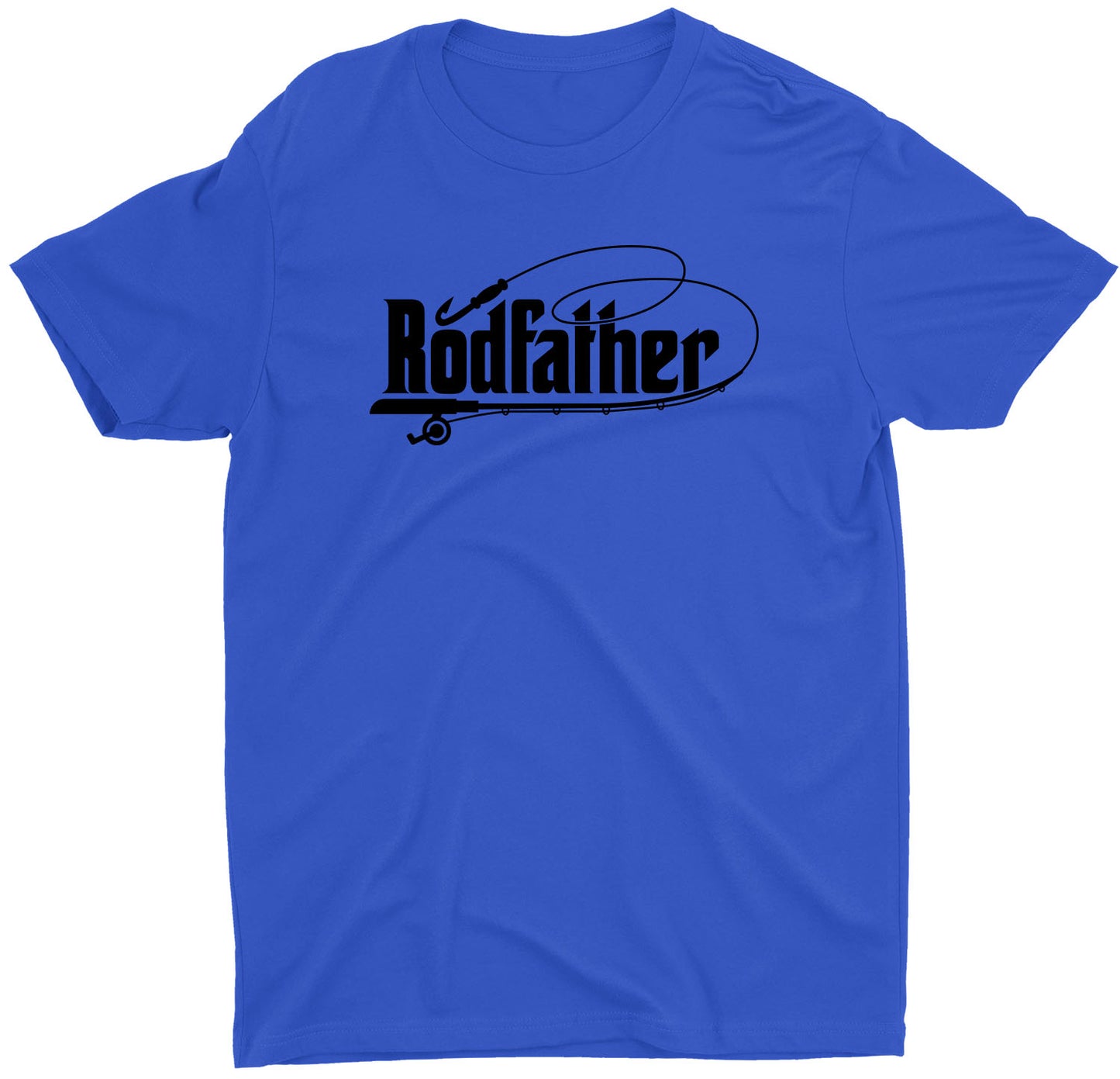 Dad Rodfather Fishing Custom Short Sleeve Fathers Day T-Shirt Gifts