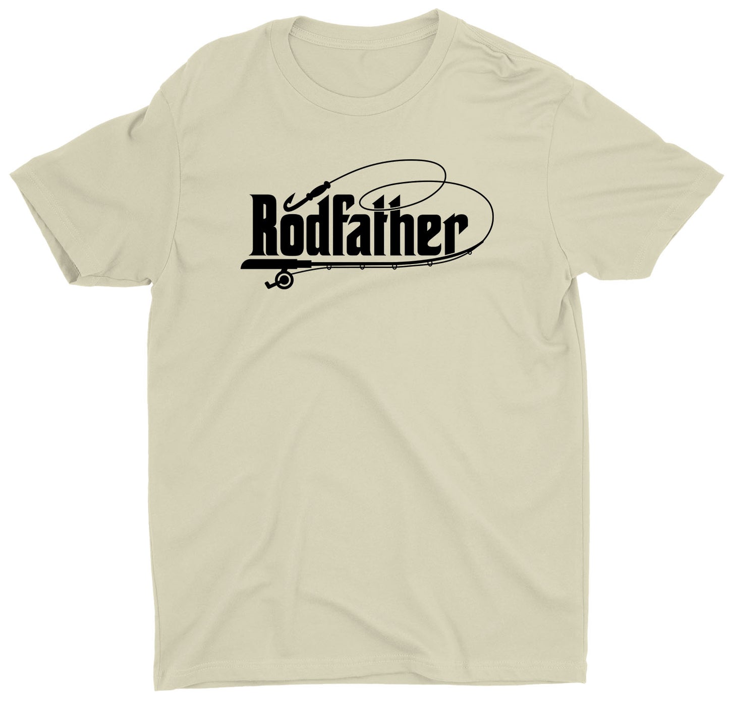 Dad Rodfather Fishing Custom Short Sleeve Fathers Day T-Shirt Gifts